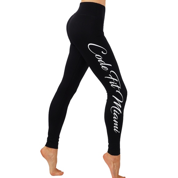 Codefit Pants - Side novelty workout leggings with key pocket
